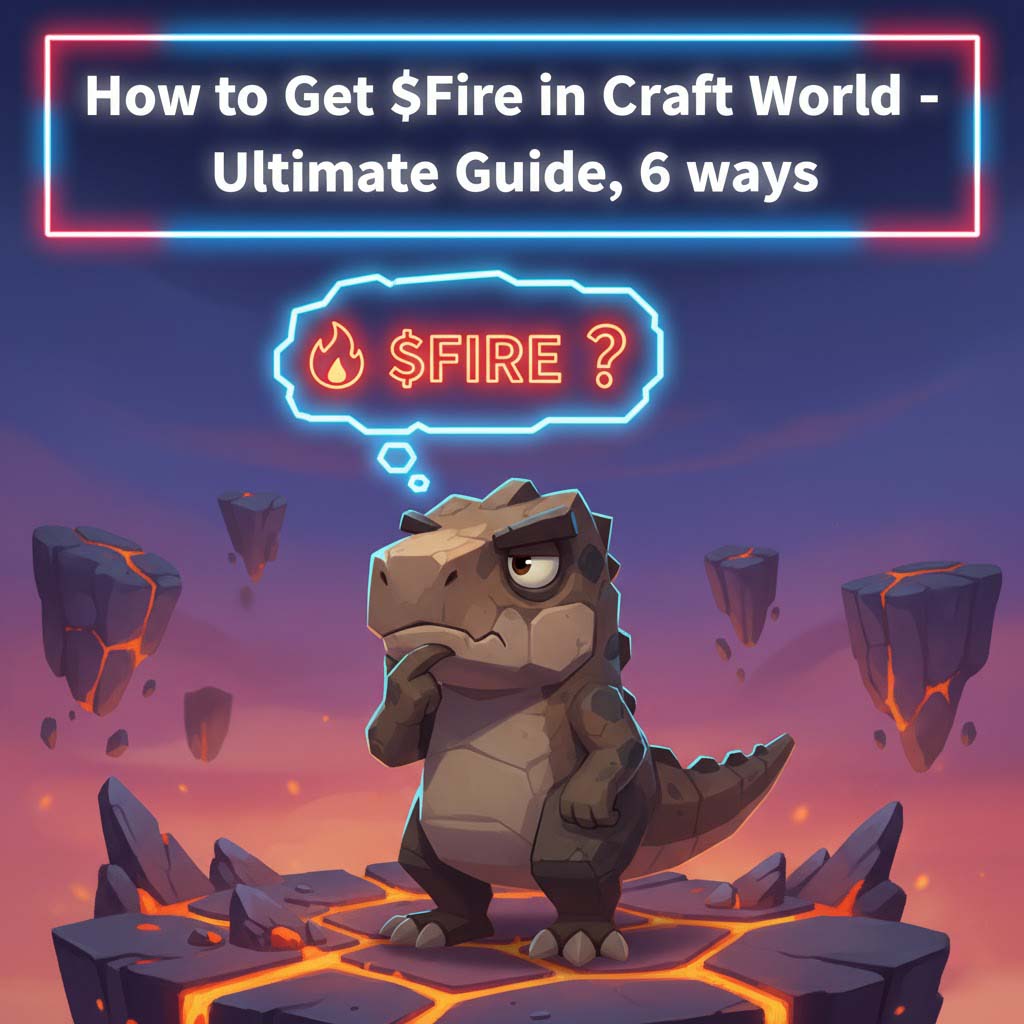 How to Get $Fire in Craft World - Ultimate Guide, 6 ways