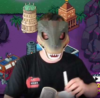 GQ On livestream in Dyno Mask