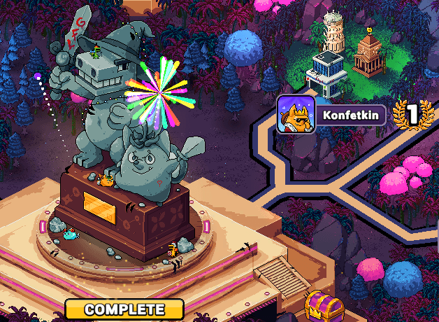 Konfetkin Победа в Craft World ивенте