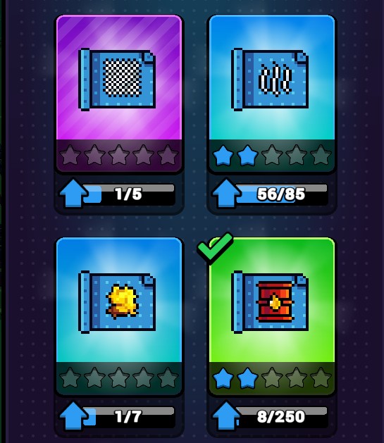 Star Level of blueprints in Craft World Web3 NFT Game