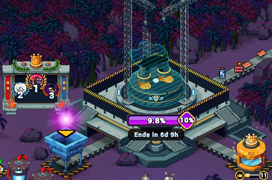 Craft World Cinco de RAWR Masterpiece event screen showing active event progress and contribution interface