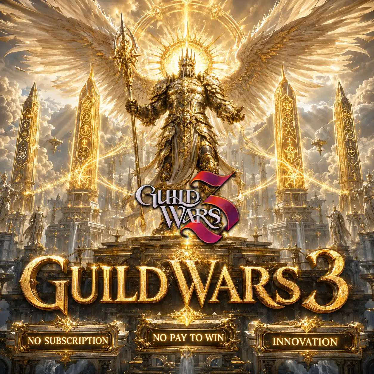 Guild Wars 3 no subscription and no battle pass philosophy